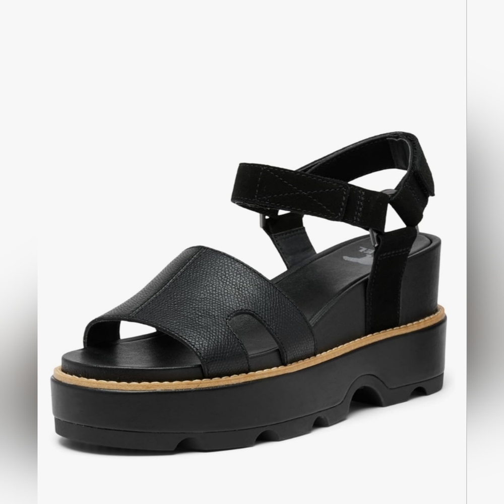 SOREL Women's Joanie lV Ankle Strap Wedge Sandals, Size 6.5